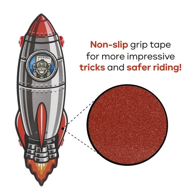 28 IN ROCKET SHAPED SKATEBOARD