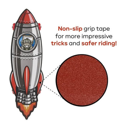 28 IN ROCKET SHAPED SKATEBOARD
