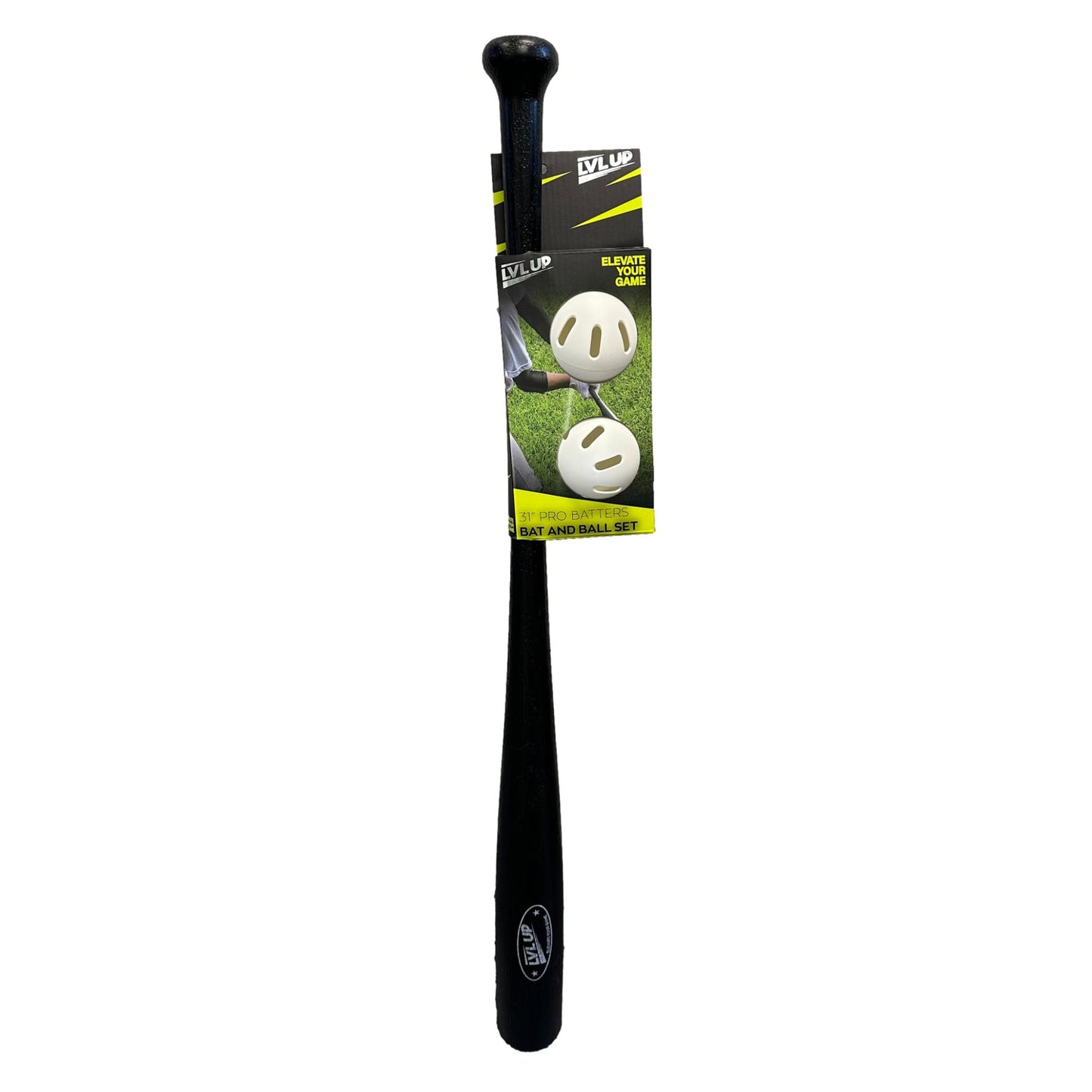 3 PC BASEBALL BAT SET - BLACK