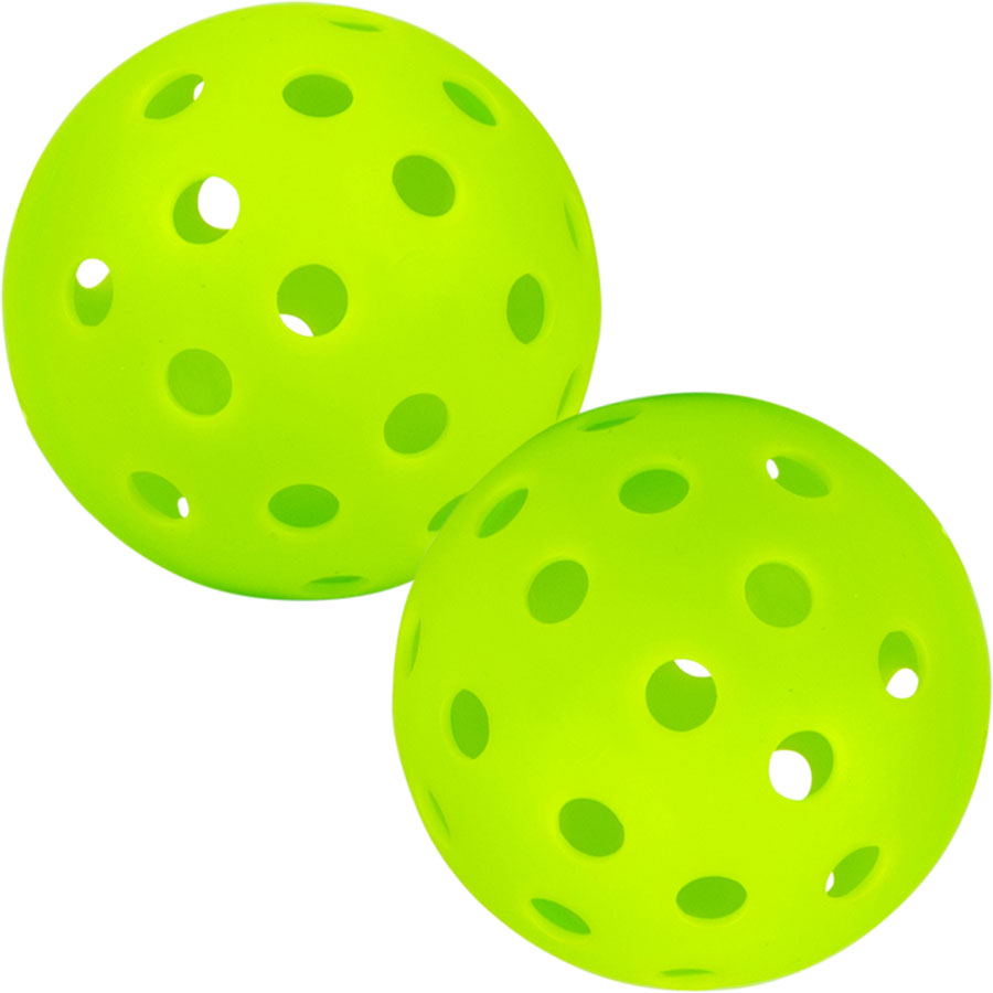 4 PC WOODEN PICKLEBALL PADDLE SET - GREEN
