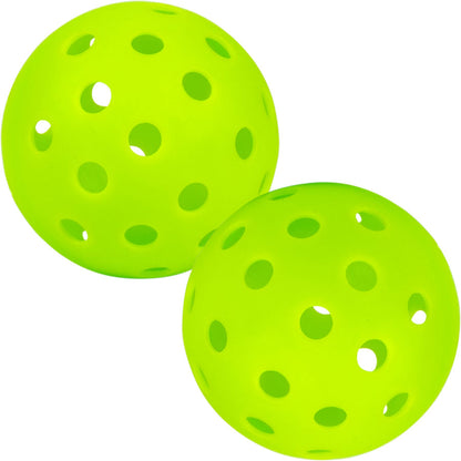 4 PC WOODEN PICKLEBALL PADDLE SET - GREEN