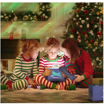 RAY BEAR AND SILVER SNOWBOARD AURORA PROJECTOR