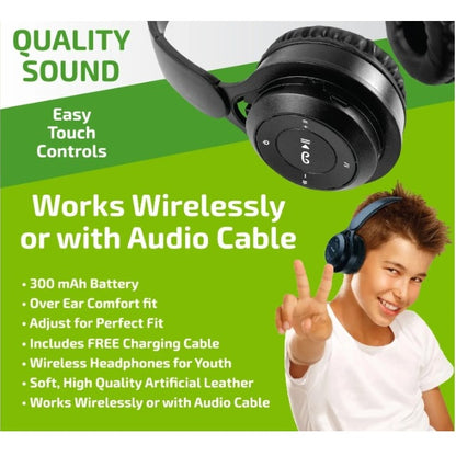YOUTH BT HEADPHONES ASSORTED