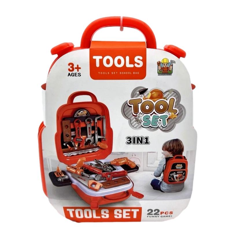 22 PC TOOL BACKPACK SET