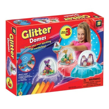 3 PC DIY GLITTER DOMES