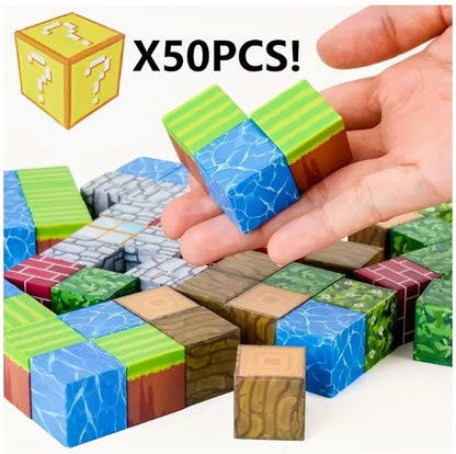 50 PC MAGNETIC BUILDING CUBES