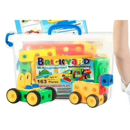 163 PC BRICKYARD BUILDING BLOCKS TUB