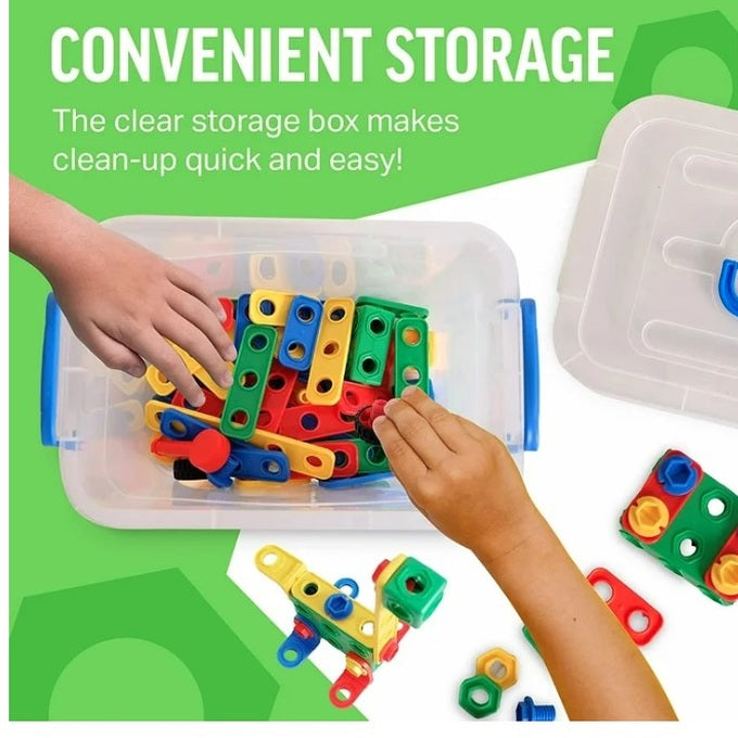 163 PC BRICKYARD BUILDING BLOCKS TUB