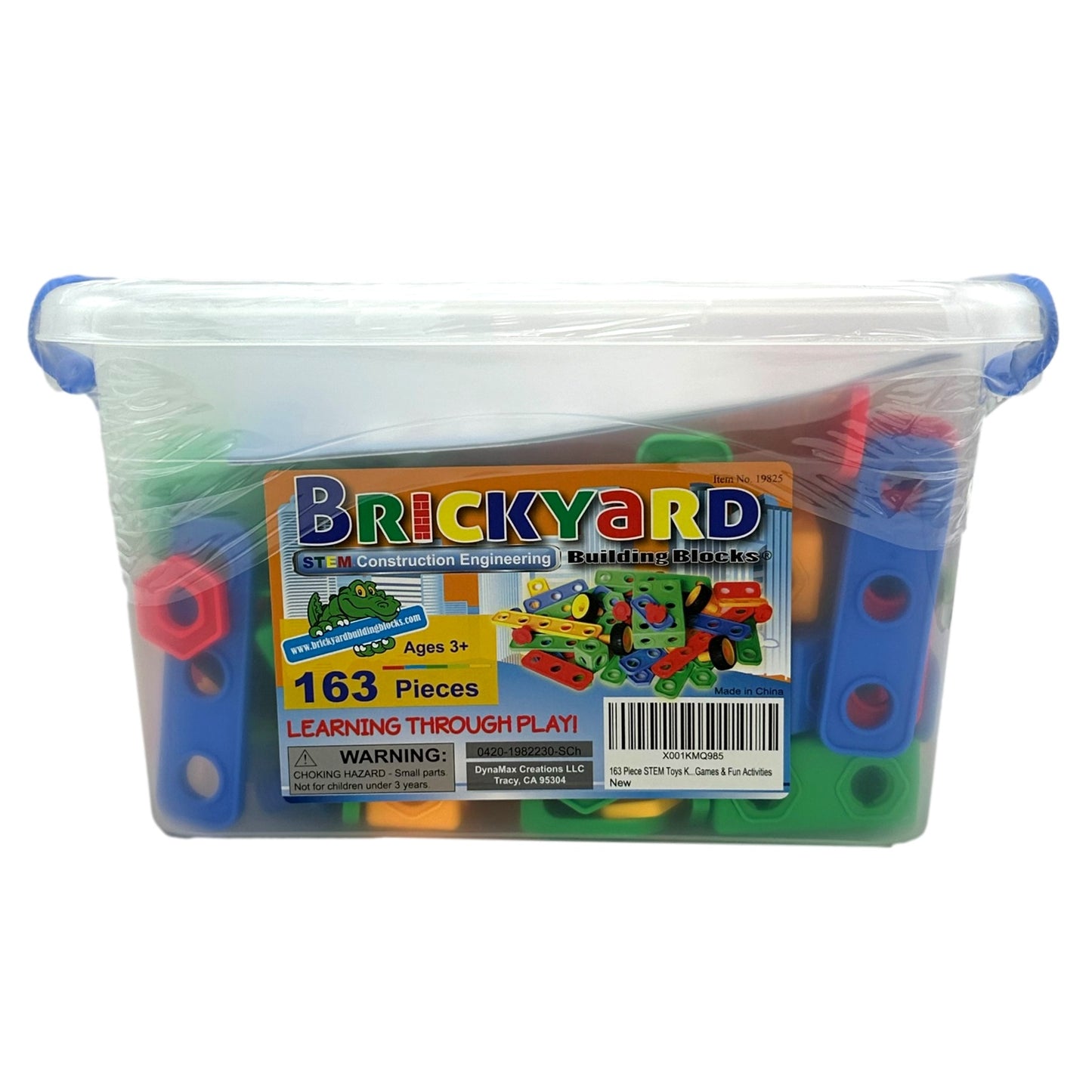 163 PC BRICKYARD BUILDING BLOCKS TUB