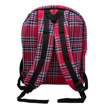18 IN PLAID BACKPACK ASSORTED