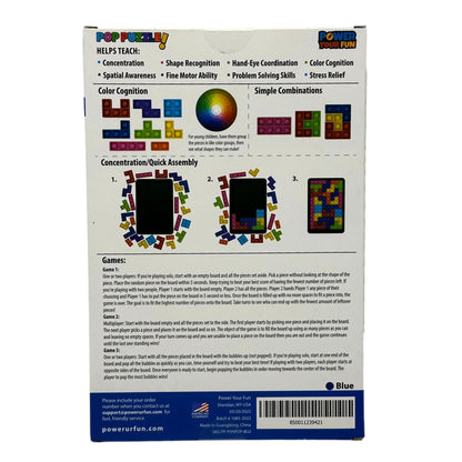 27 PC POP PUZZLE FIDGET GAME