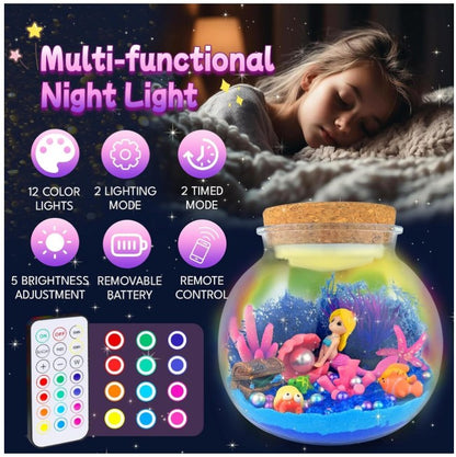 MERMAID LIGHT-UP TERRARIUM KIT