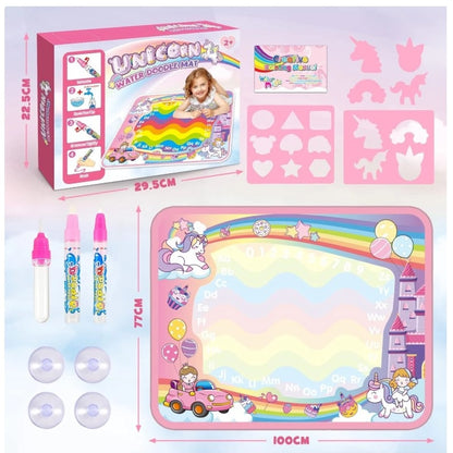 UNICORN WATER DOODLE MAT
