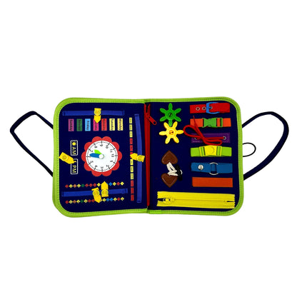 BLUE DINOSAUR BUSY BOARD