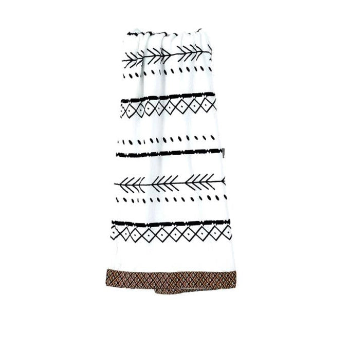 FLEECE THROW AZTEC TRIM 50 X 60 IN BOHO STYLE