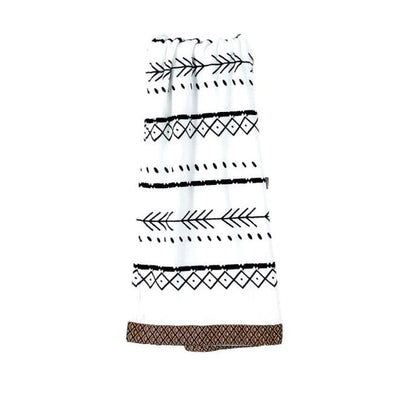 FLEECE THROW AZTEC TRIM 50 X 60 IN BOHO STYLE