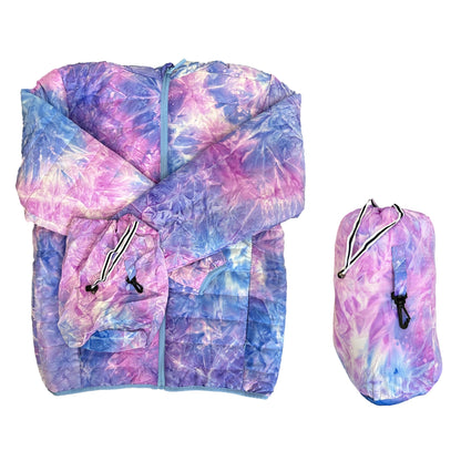 YOUTH PURPLE TIE DYE JACKET SIZES 8-18