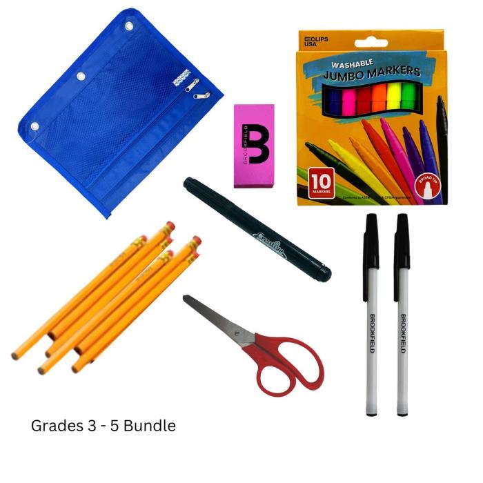 GR 3-5 PENCIL POUCH BUNDLES FOR 24 STUDENTS
