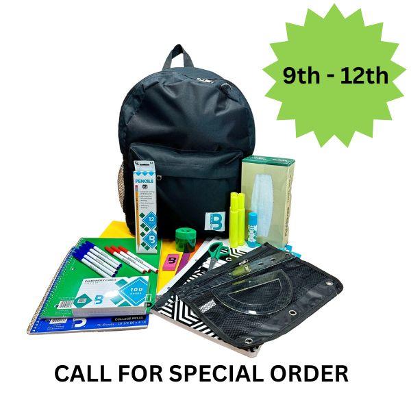 29PC STUFFED BACKPACK GR 9-12