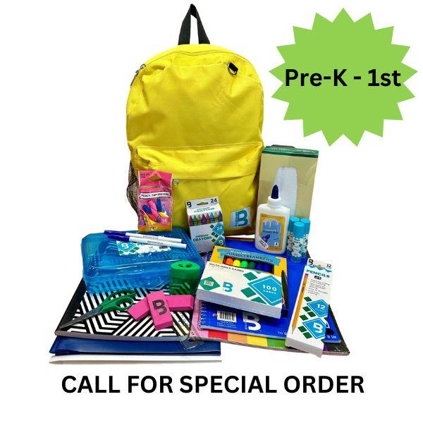 21PC STUFFED BACKPACK GR PC-1