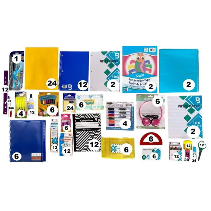 TEACHER SUPPLY PACK GR K - 5 270+ ESSENTIAL CLASSROOM ITEMS