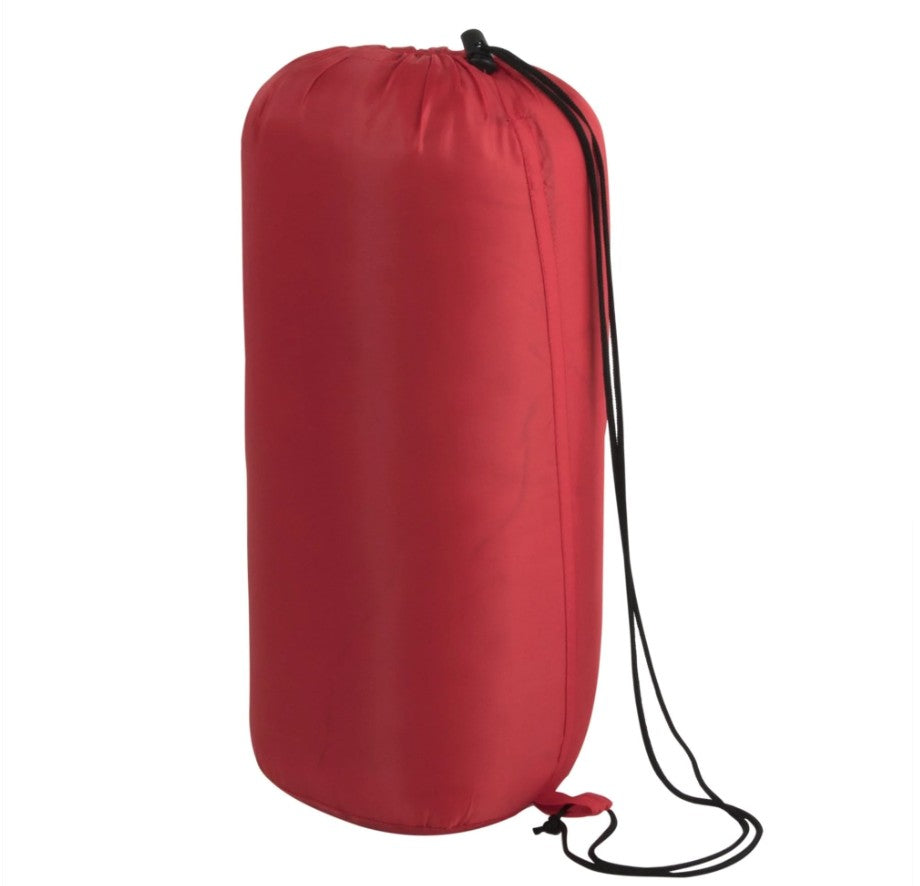 DELUXE SLEEPING BAG WITH STUFF SACK ASSORTED