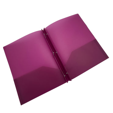 POLY 3 PRONG PORTFOLIO 2 POCKET ASSORTED