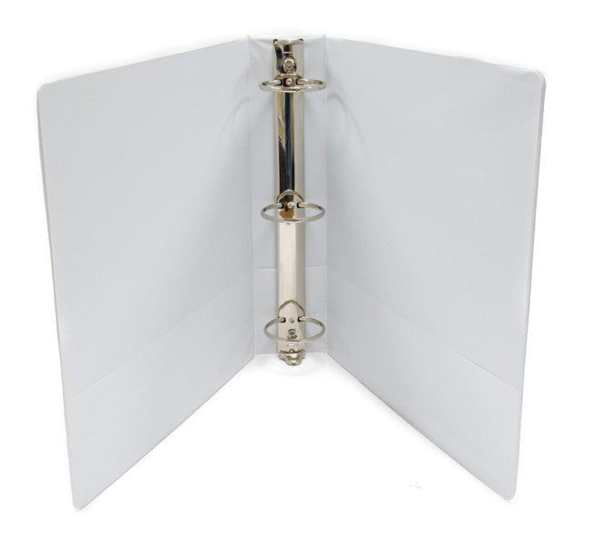 2 IN WHITE 3-RING BINDER CLEARVIEW FRONT/BACK