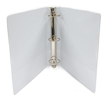 2 IN WHITE 3-RING BINDER CLEARVIEW FRONT/BACK