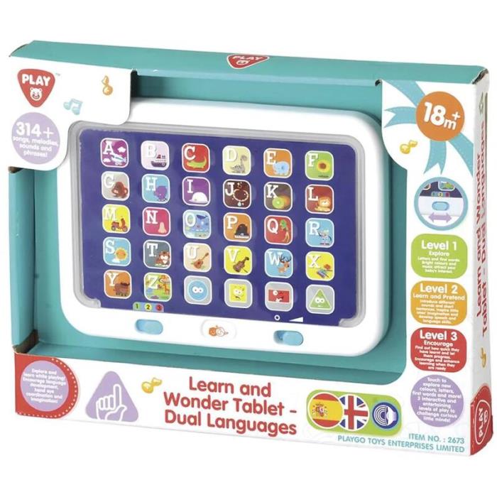 LEARN AND WONDER TABLET ENGLISH & SPANISH