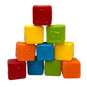 10 PC PLASTIC BLOCK SET