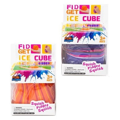 2.5 IN FIDGET ICE CUBE ASSORTED