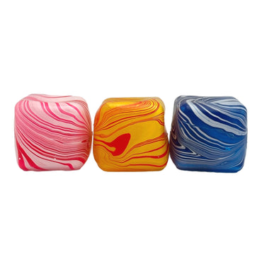 SQUISHY MARBLE CUBES ASSORTED
