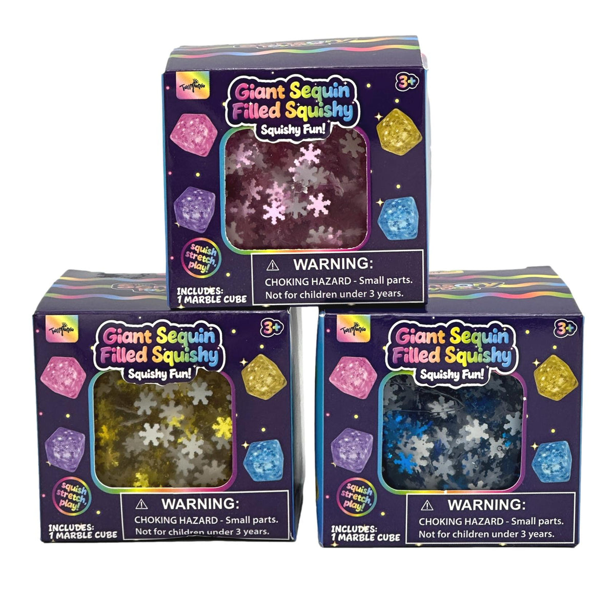 SEQUIN FILLED SQUISHY ASSORTED