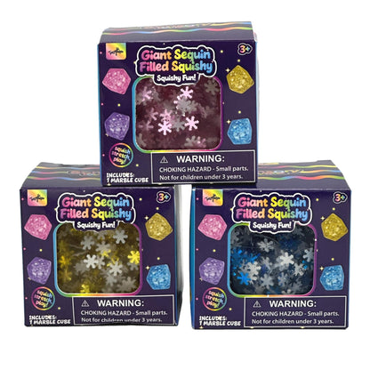SEQUIN FILLED SQUISHY ASSORTED