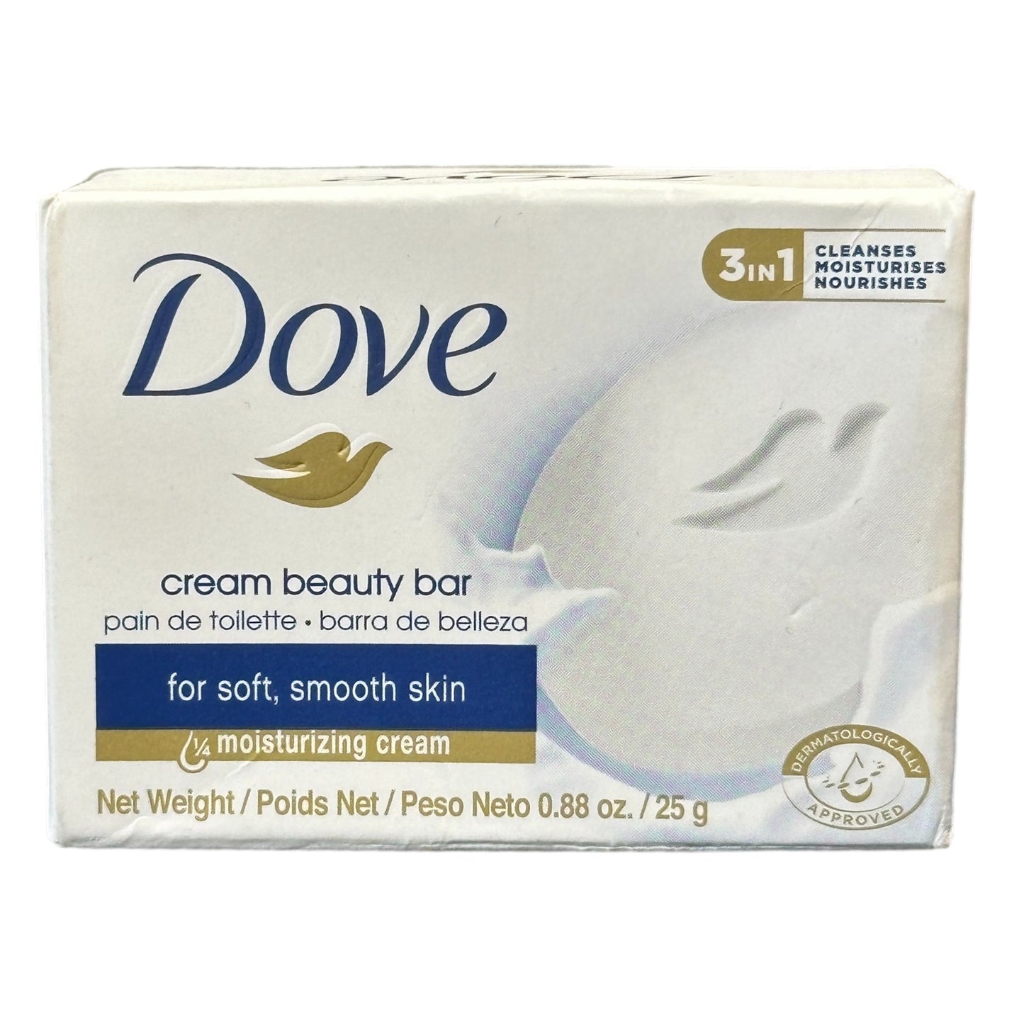 Barra de belleza en crema Dove de 0.88 oz