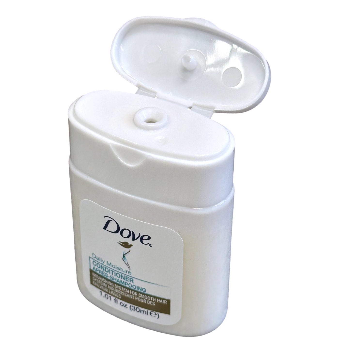 Acondicionador Dove de 1 oz para hidratación diaria