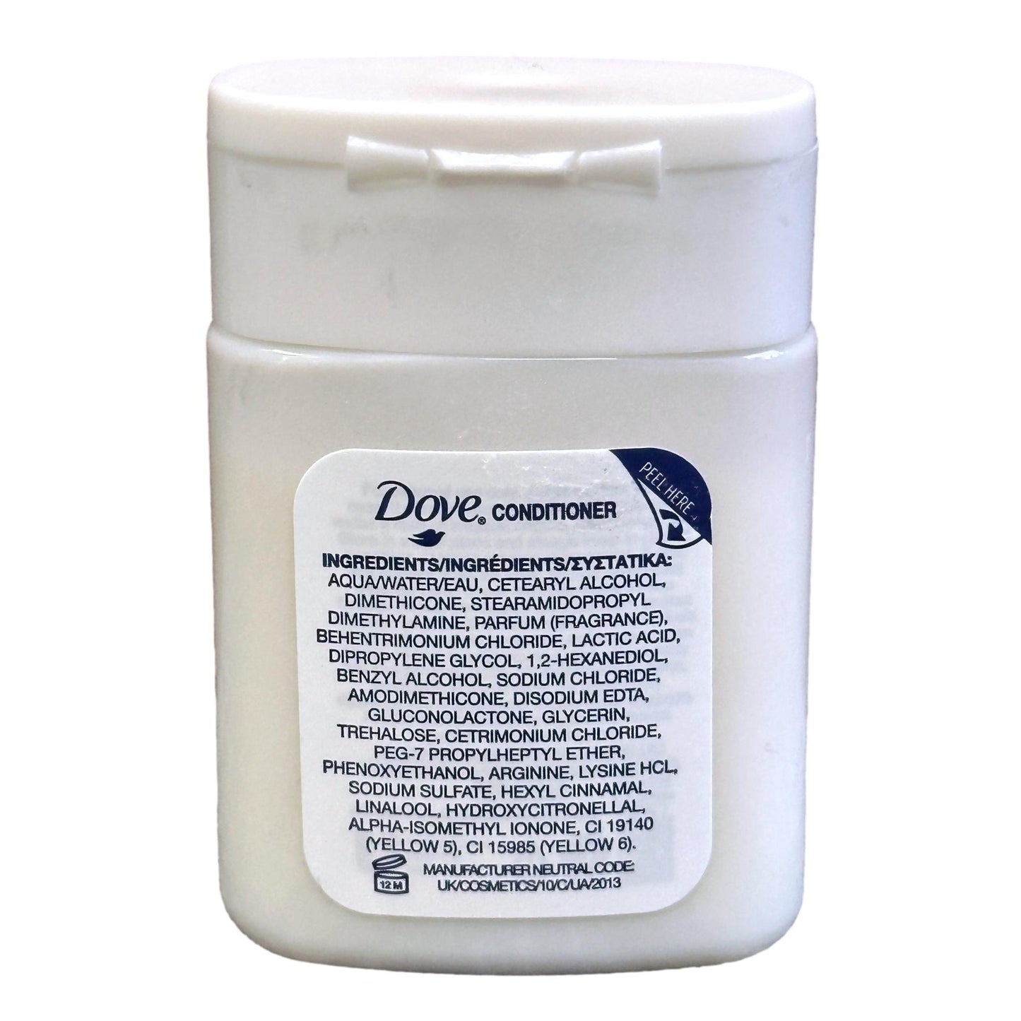 Acondicionador Dove de 1 oz para hidratación diaria
