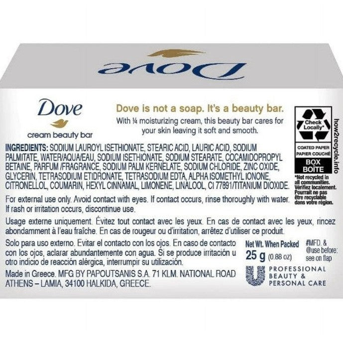Barra de belleza en crema Dove de 0.88 oz
