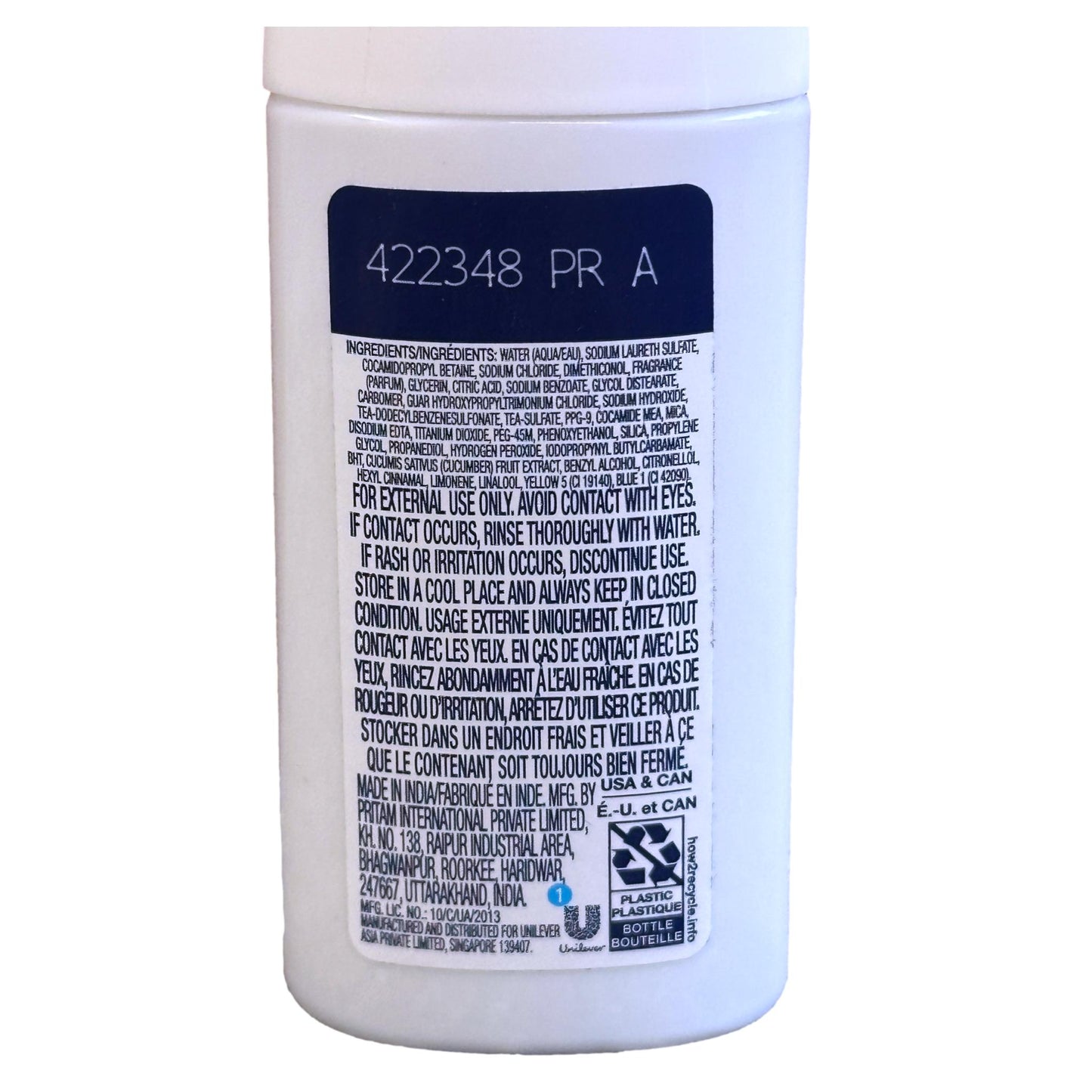 Champú de pepino DOVE de 0.75 oz