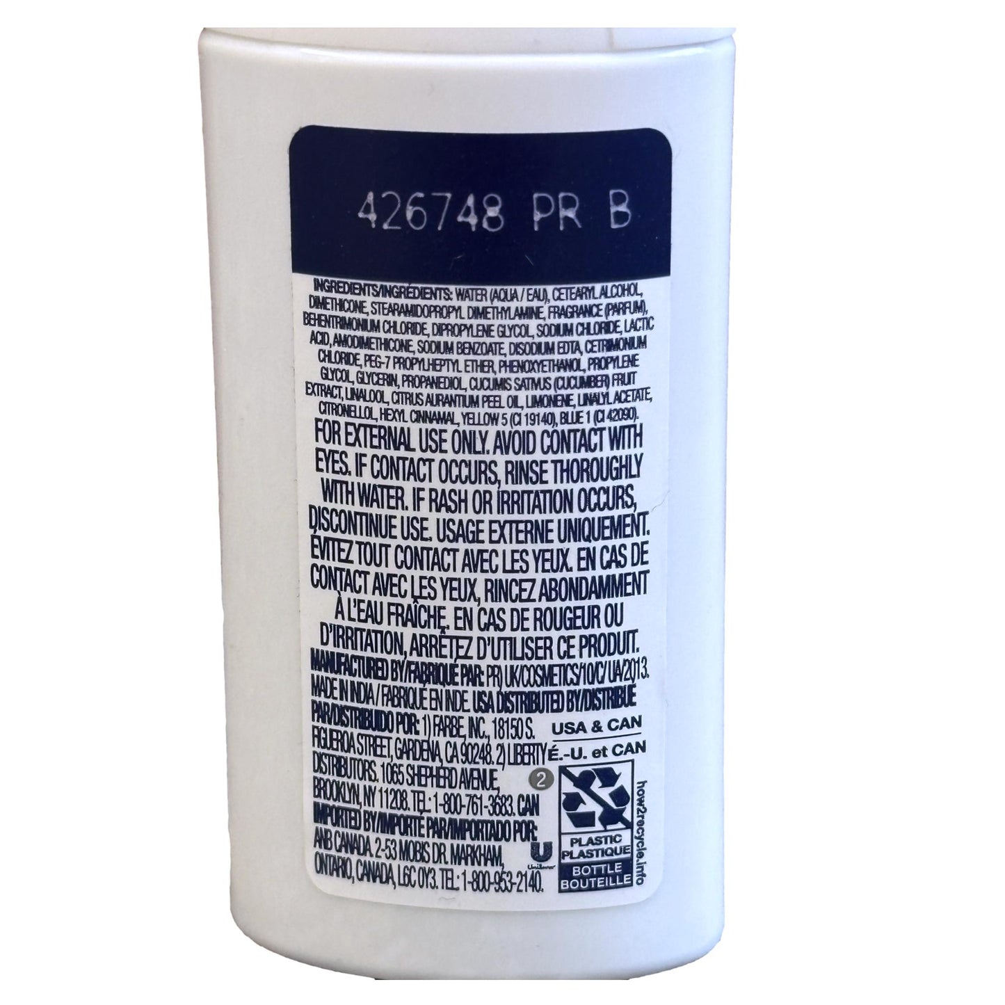 Acondicionador de pepino DOVE de 0.75 oz