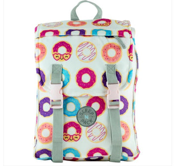 GIRL'S DONUT PRINT SLEEP N PACK SLEEPING BAG