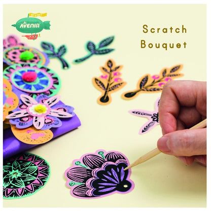 SCRATCH FLOWER BOUQUET SET