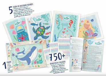 MOSAIC AND STRASS ART NAIDA AND HIPPOS SET