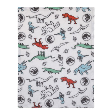 FLEECE JURASSIC WORLD TODDLER BLANKET 40 X 50 IN