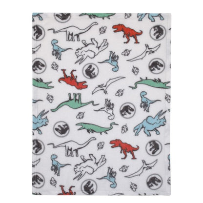 FLEECE JURASSIC WORLD TODDLER BLANKET 40 X 50 IN
