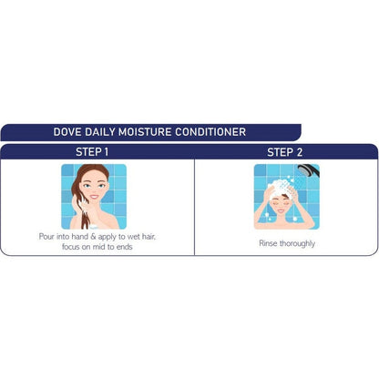 Acondicionador Dove de 1 oz para hidratación diaria