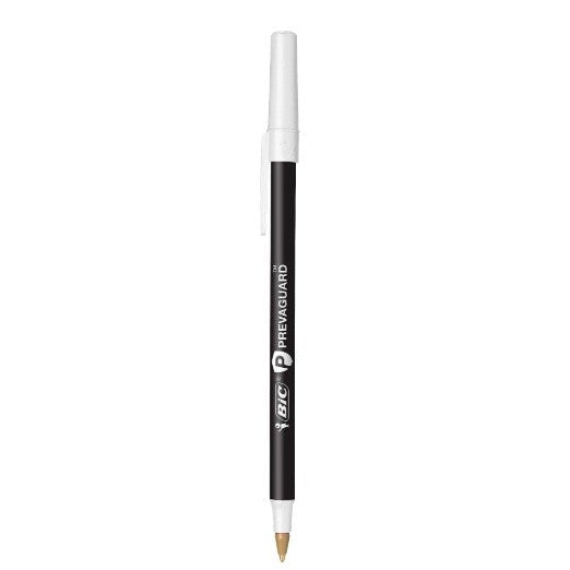 Bolígrafos BIC Prevaguard negros de 60 unidades