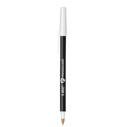 Bolígrafos BIC Prevaguard negros de 60 unidades
