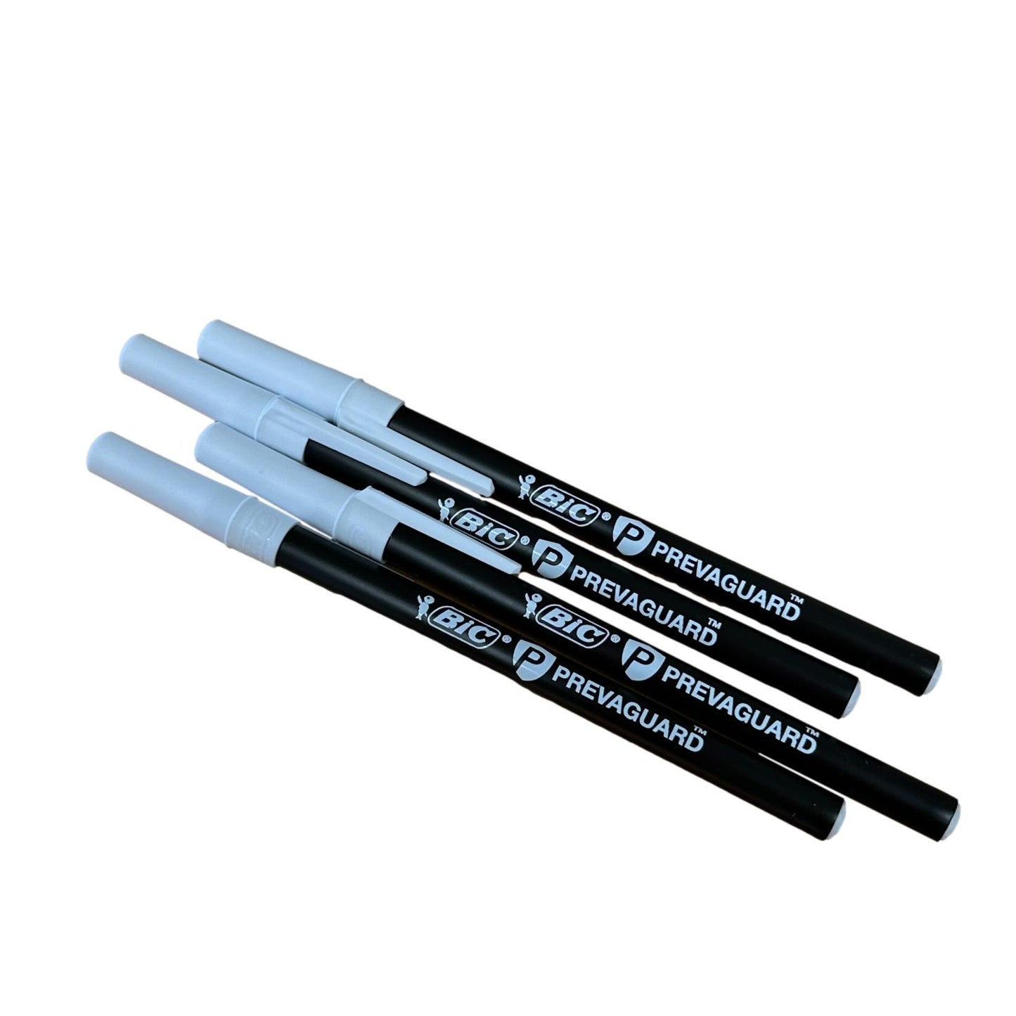 Bolígrafos BIC Prevaguard negros de 60 unidades